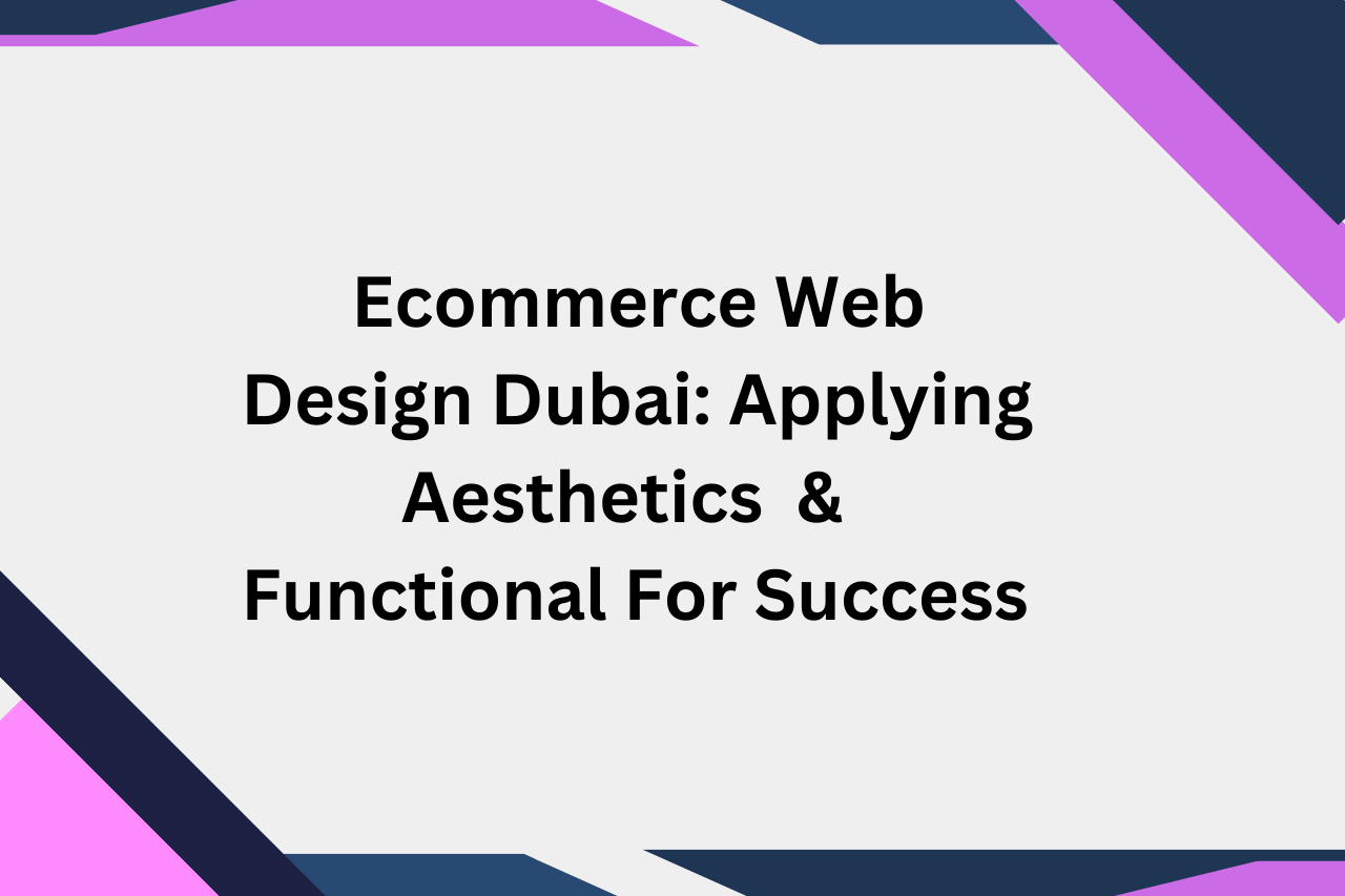 Ecommerce Web Design Dubai: Applying Aesthetics & Functional For Success