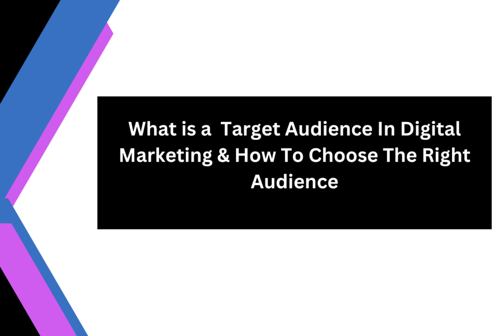 What is a Target Audience In Digital Marketing & How To Choose The Right Audience